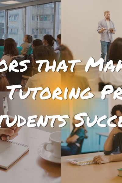 Factors that Make an Online Tutoring Program for Students Successful 1